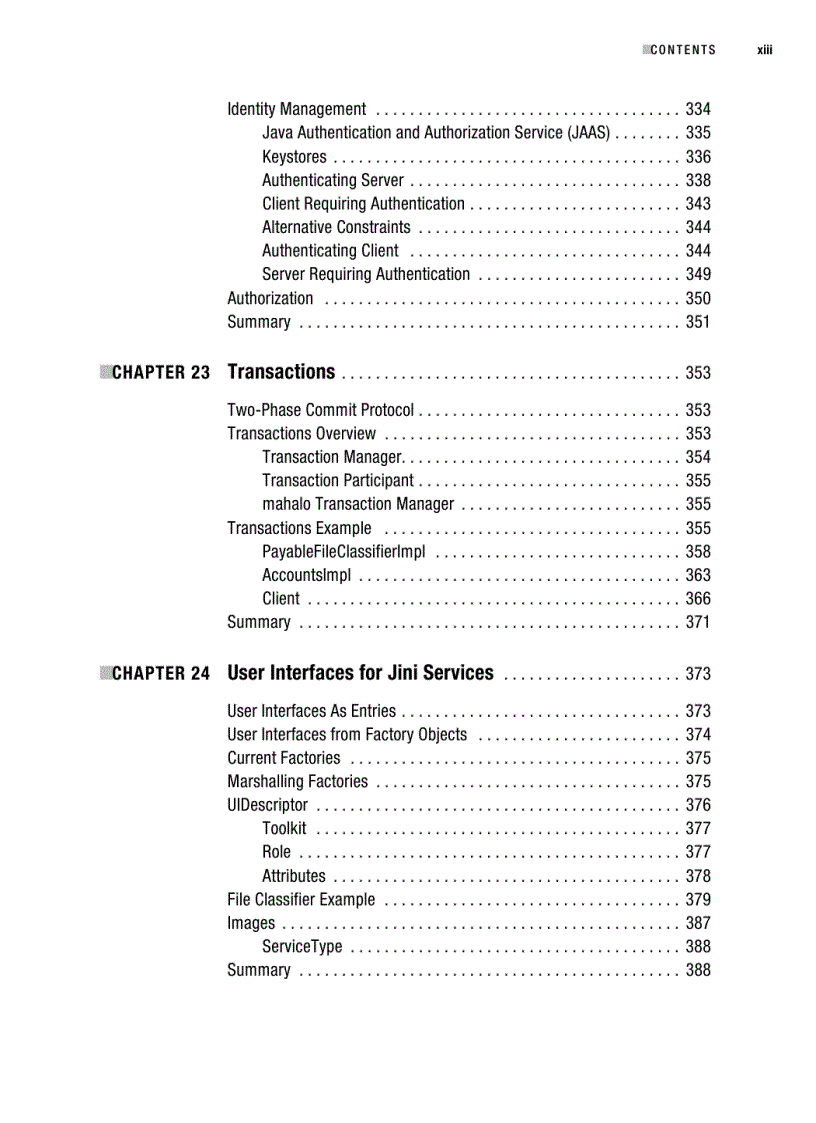 image for page Foundations of Jini 2 Programming