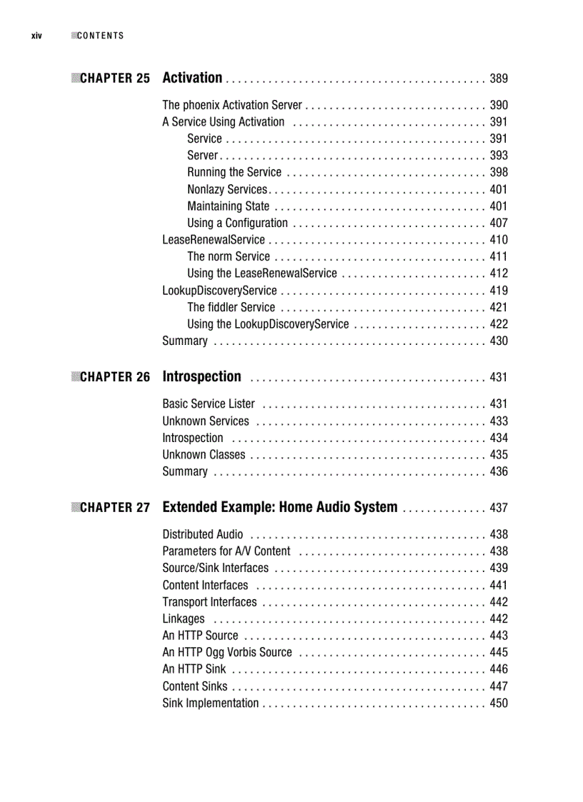 image for page Foundations of Jini 2 Programming