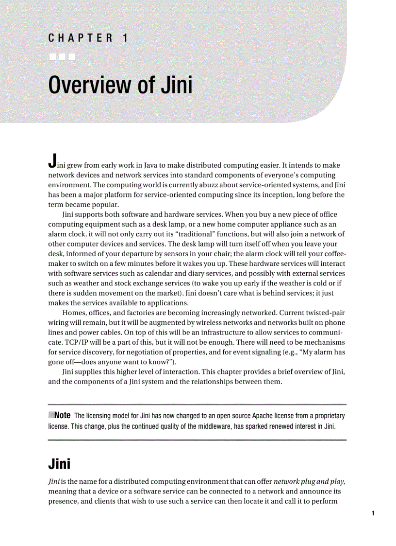 image for page Foundations of Jini 2 Programming