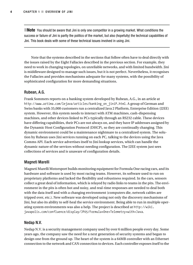 image for page Foundations of Jini 2 Programming