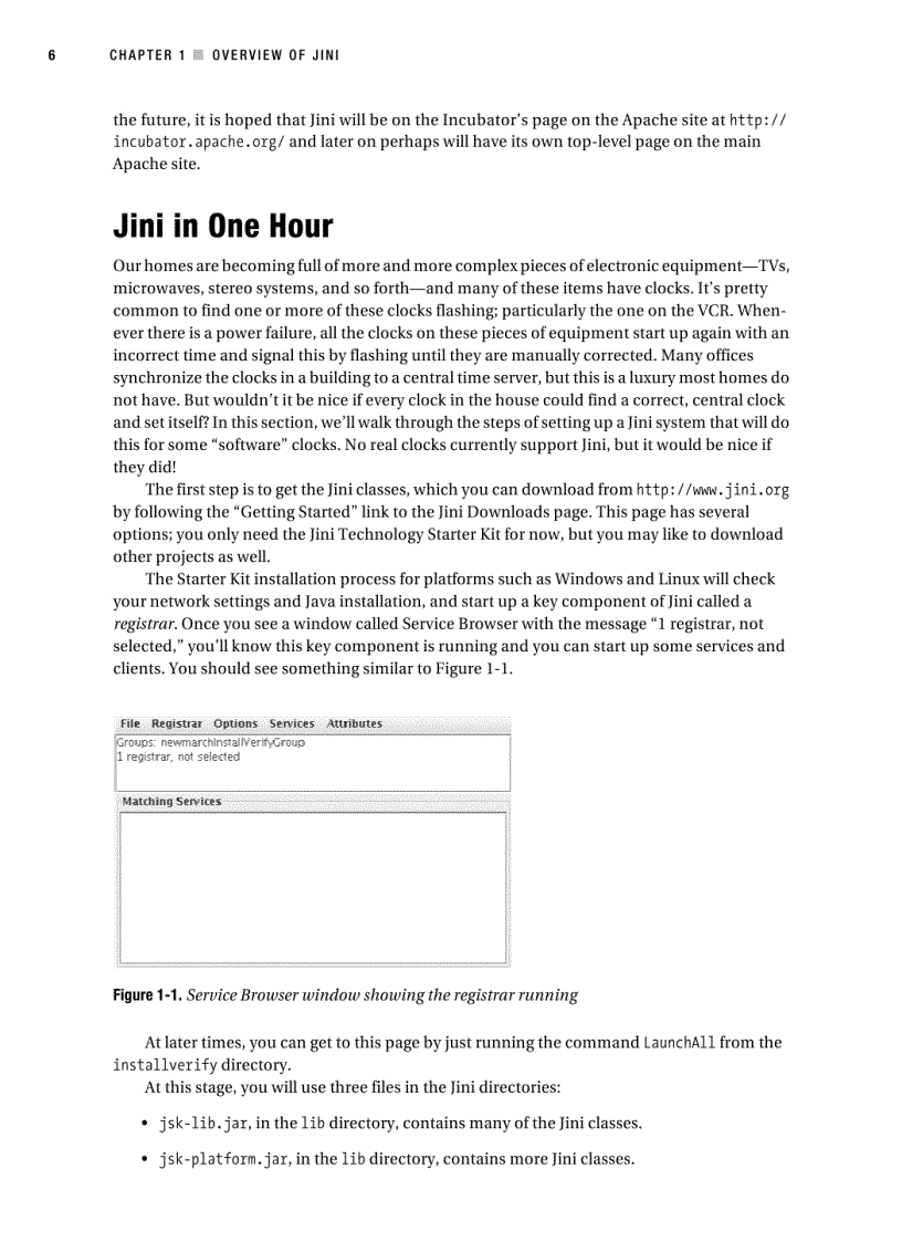 image for page Foundations of Jini 2 Programming