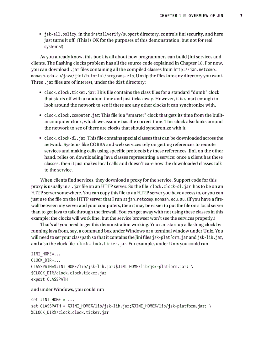 image for page Foundations of Jini 2 Programming