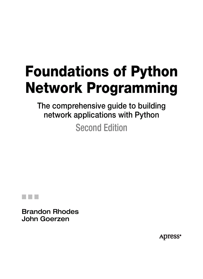 image for page Foundations of Python Network Programming