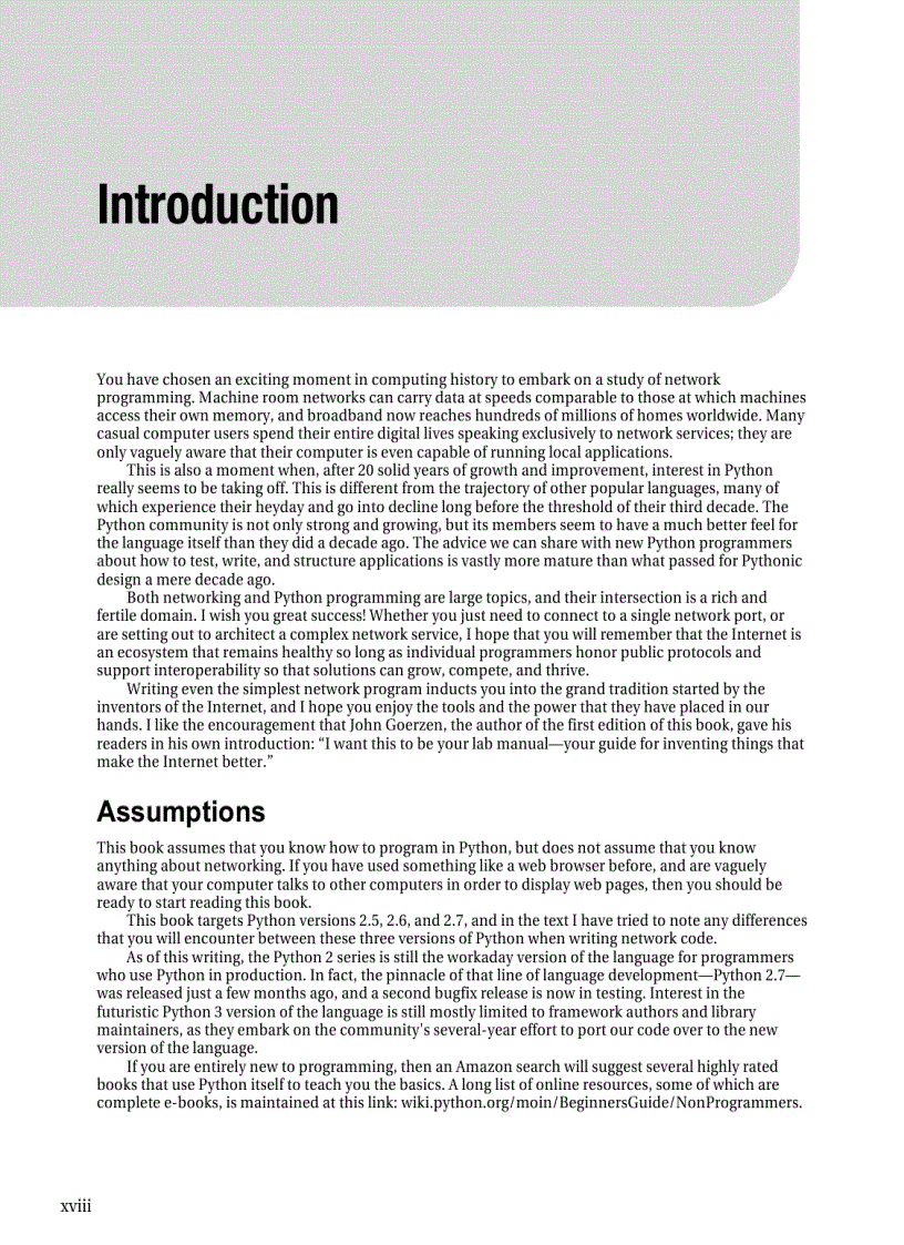 image for page Foundations of Python Network Programming