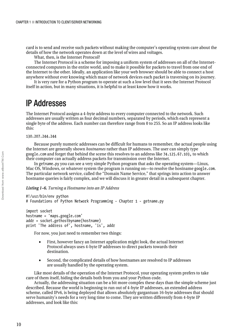 image for page Foundations of Python Network Programming