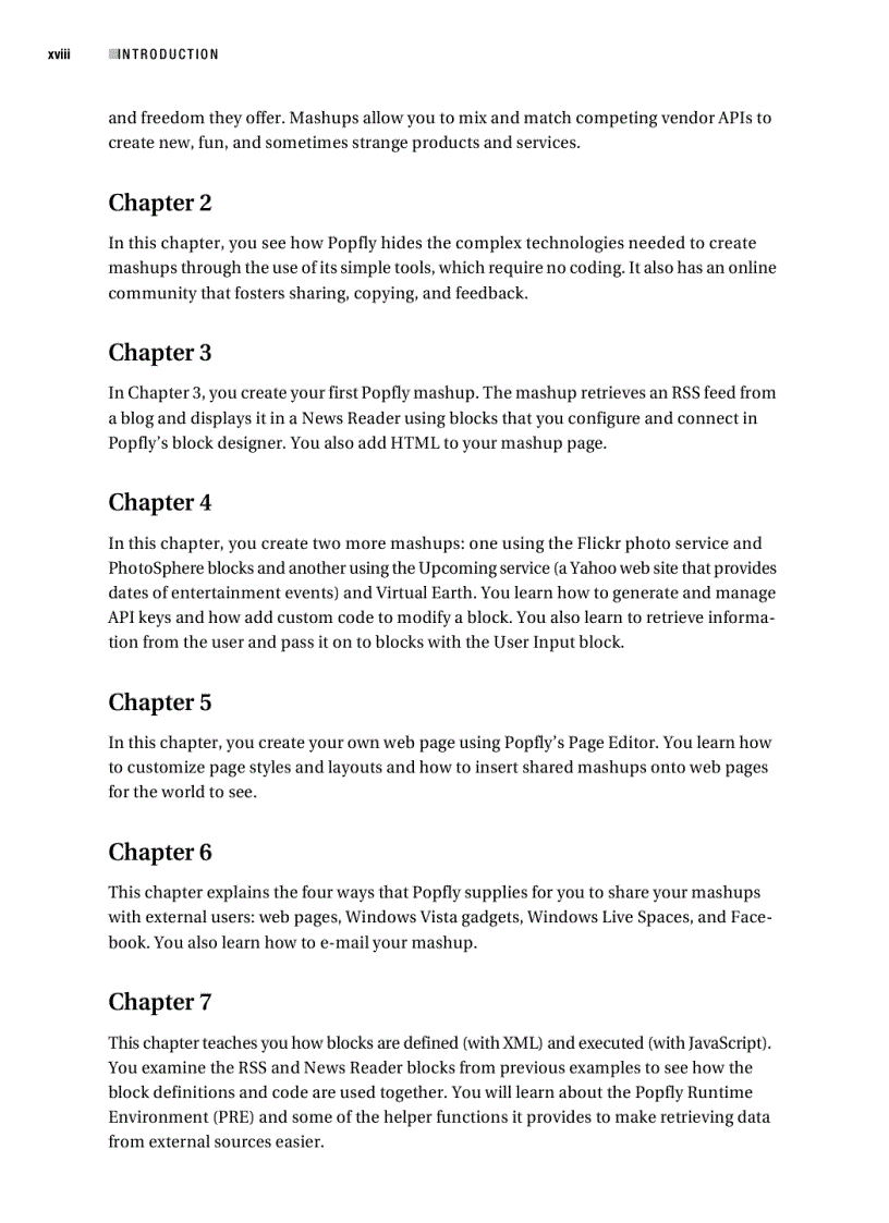 image for page Foundations of Popfly Rapid Mashup Development