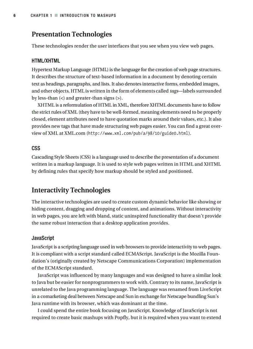 image for page Foundations of Popfly Rapid Mashup Development