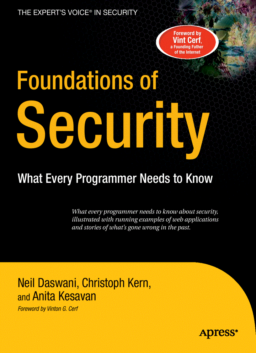 image for page Foundations of Security What Every Programmer Needs to Know