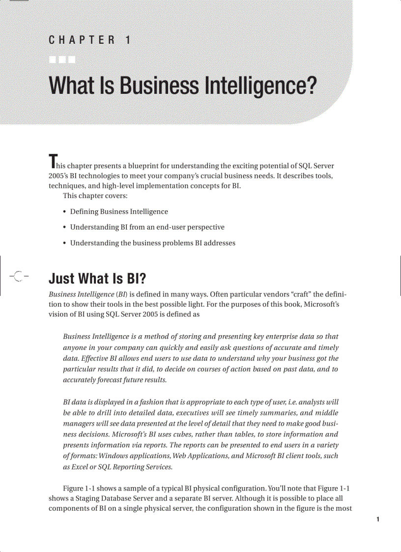 image for page Foundations of SQL Server 2005 Business Intelligence
