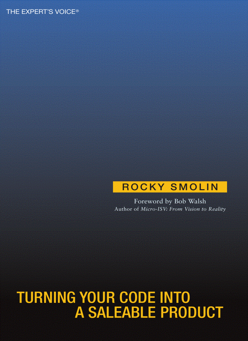 image for page From program to product