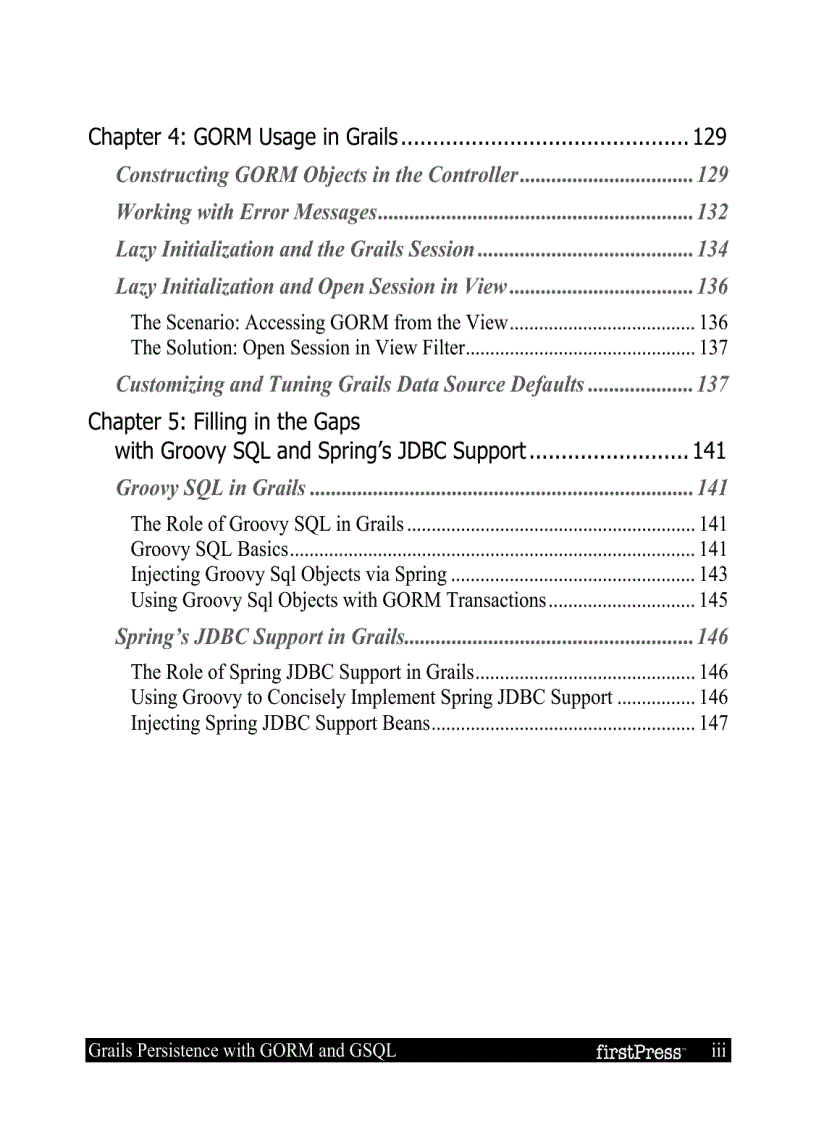 image for page Grails Persistence with GORM and GSQL