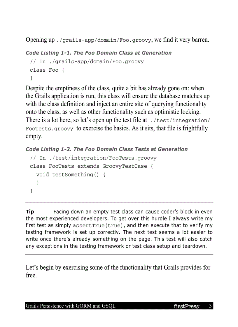 image for page Grails Persistence with GORM and GSQL