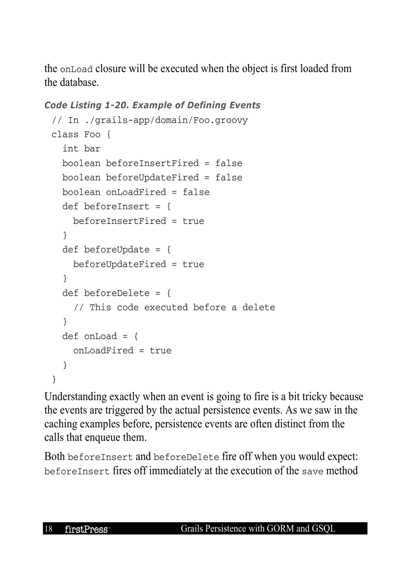 image for page Grails Persistence with GORM and GSQL