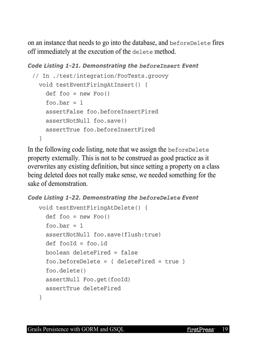 image for page Grails Persistence with GORM and GSQL