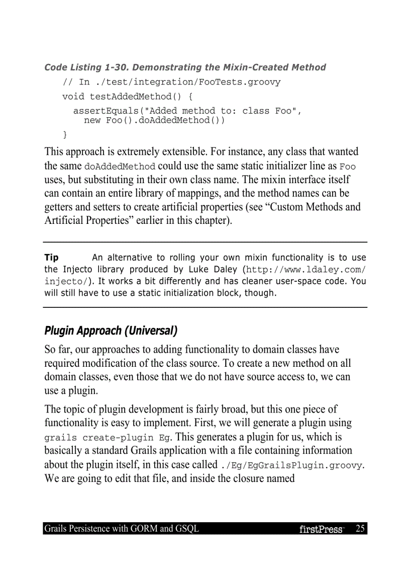 image for page Grails Persistence with GORM and GSQL
