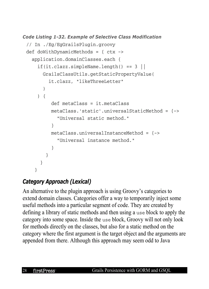 image for page Grails Persistence with GORM and GSQL