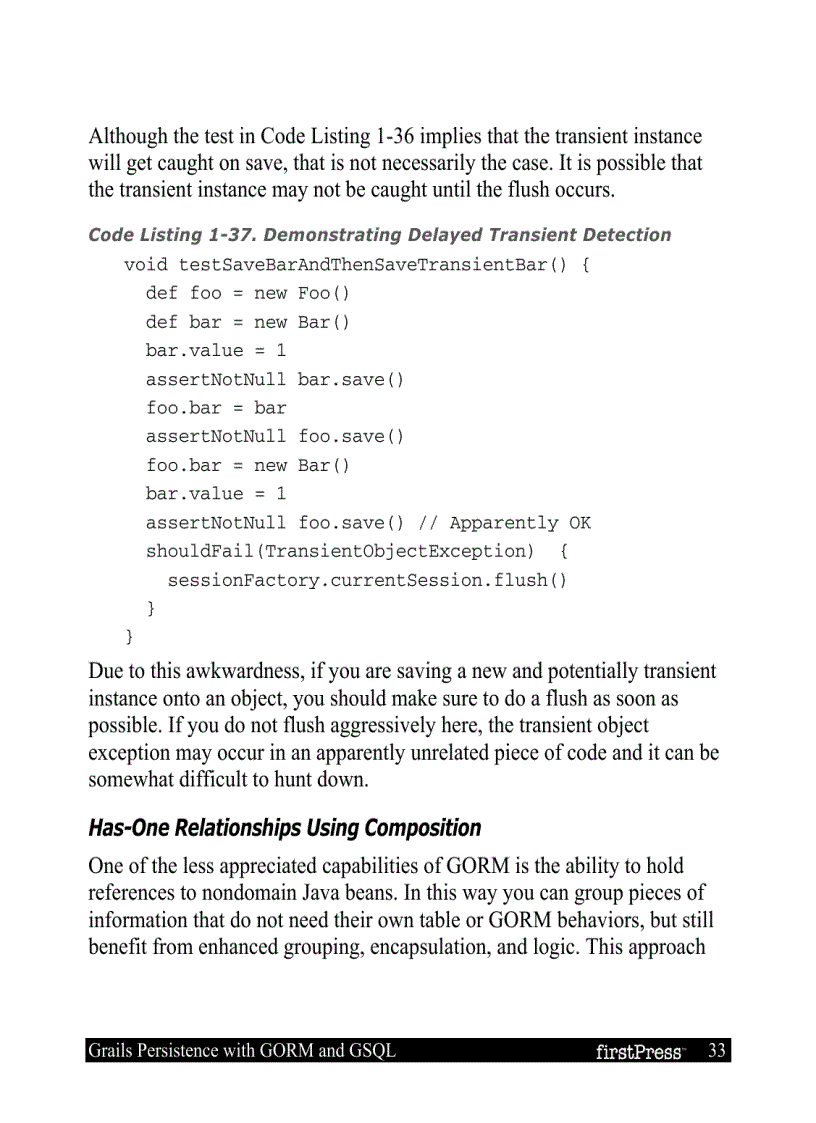 image for page Grails Persistence with GORM and GSQL