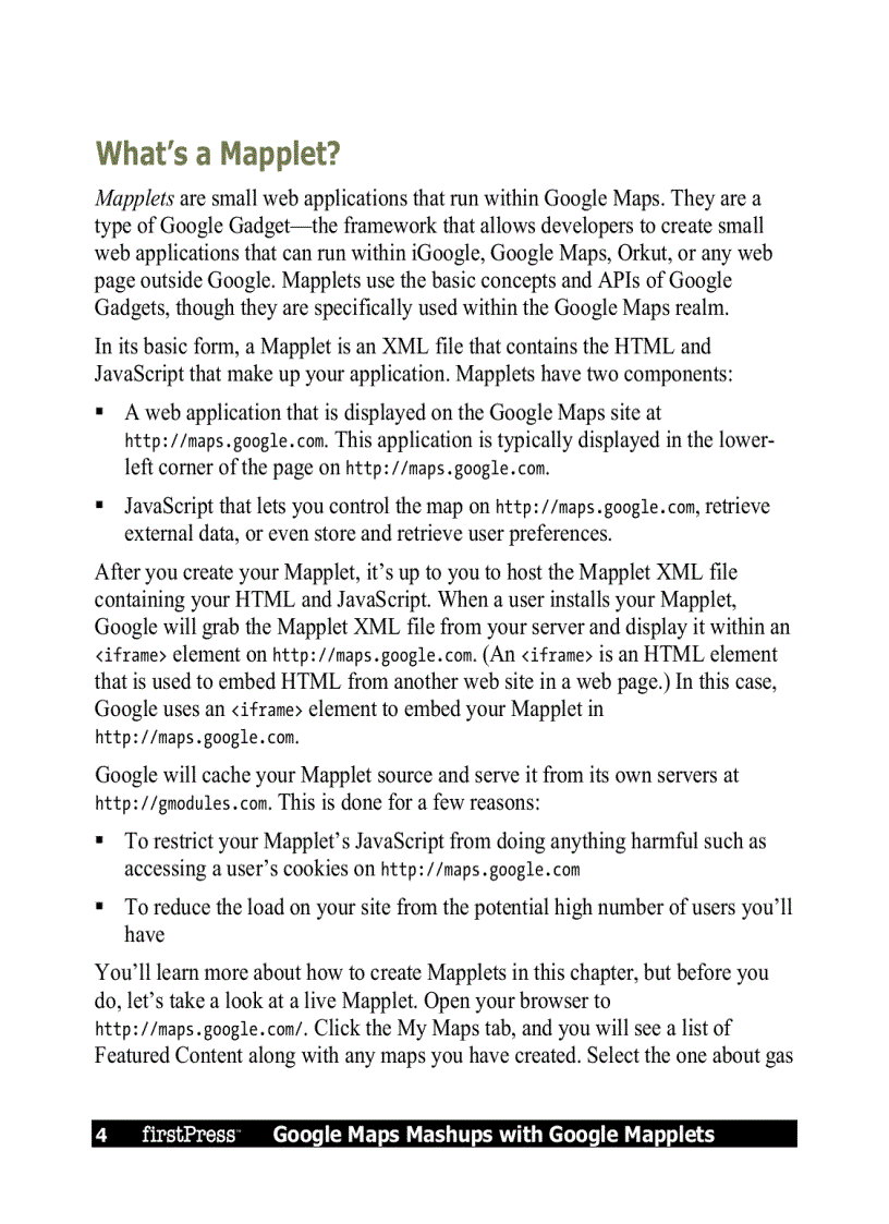 image for page Google Maps Mashups with Google Mapplets