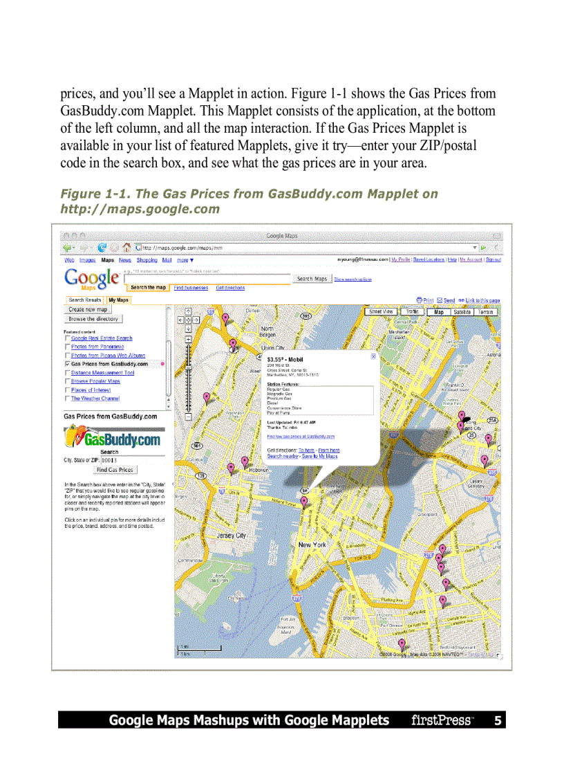 image for page Google Maps Mashups with Google Mapplets