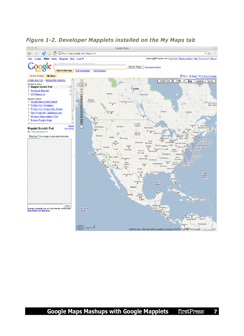 image for page Google Maps Mashups with Google Mapplets