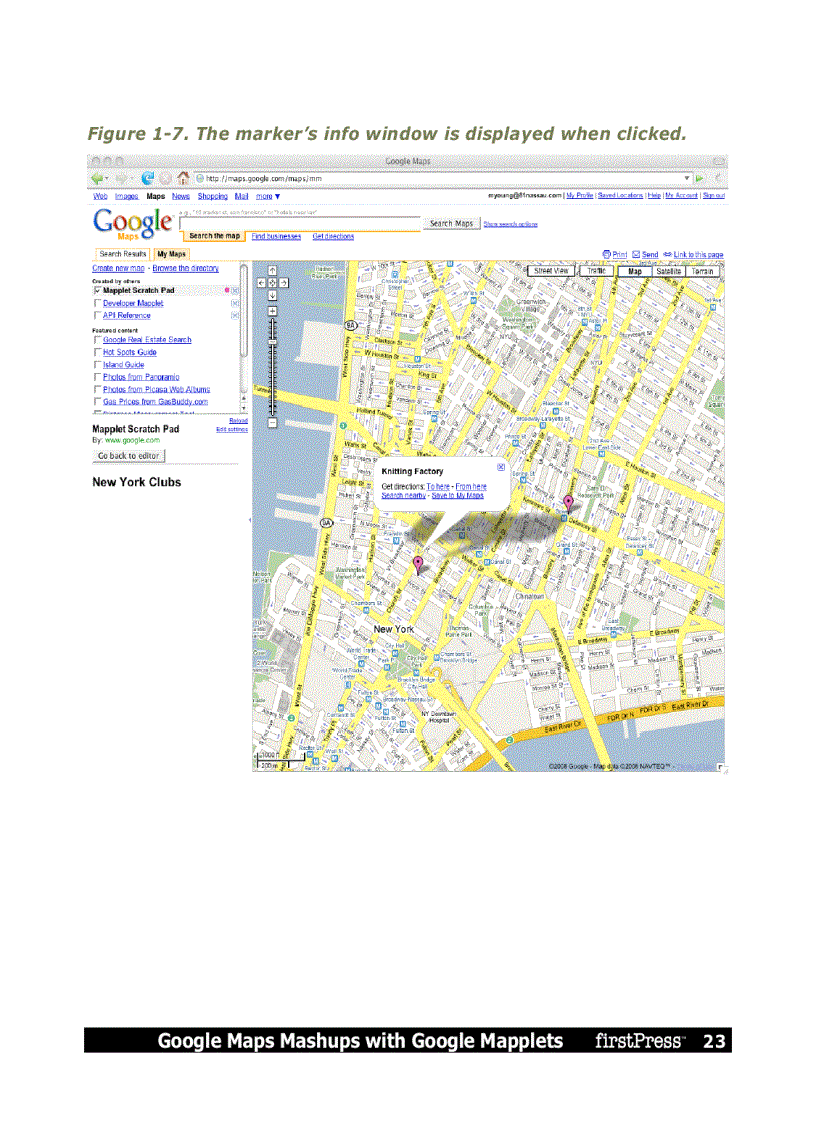 image for page Google Maps Mashups with Google Mapplets