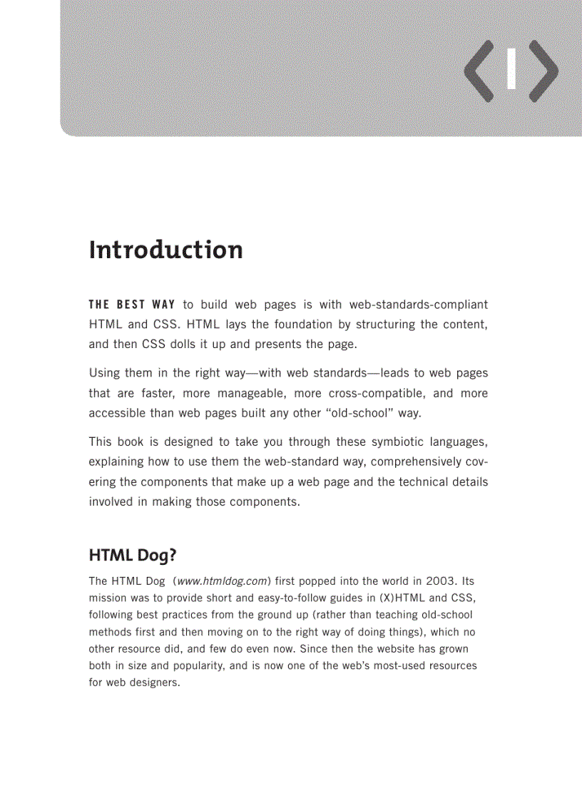 image for page HTML Dog Best Practice Guide to XHTML and CSS