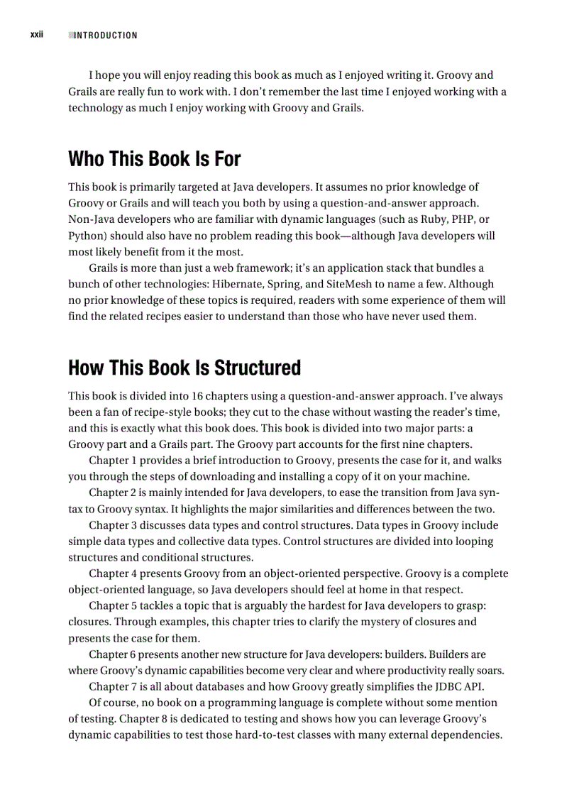 image for page Groovy and Grails Recipes