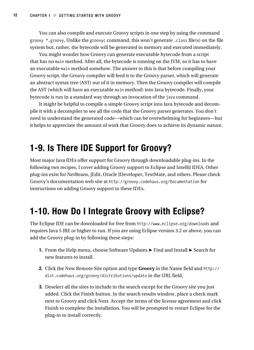 image for page Groovy and Grails Recipes