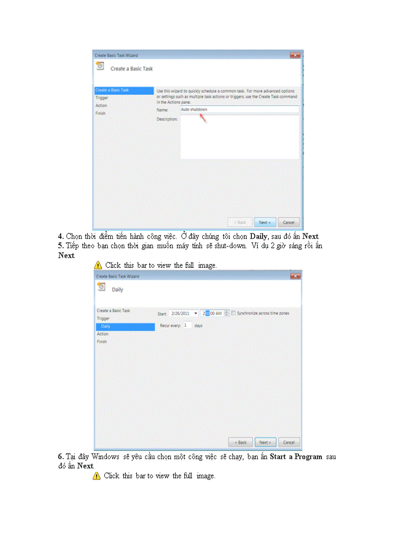image for page Thiết lập thời gian shutdown hoặc hibernate cho máy tính