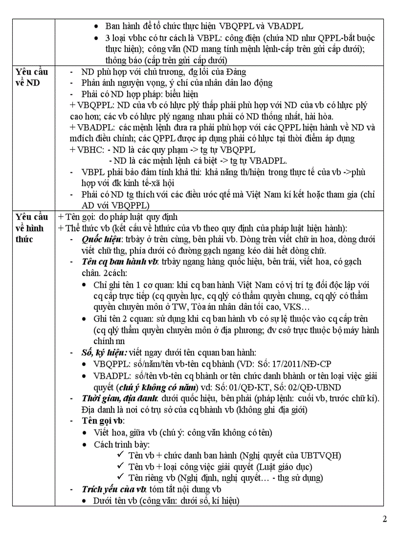 image for page Đề cương ôn tập môn Xây dựng văn bản pháp luật k34 đại học Luật Hà Nội