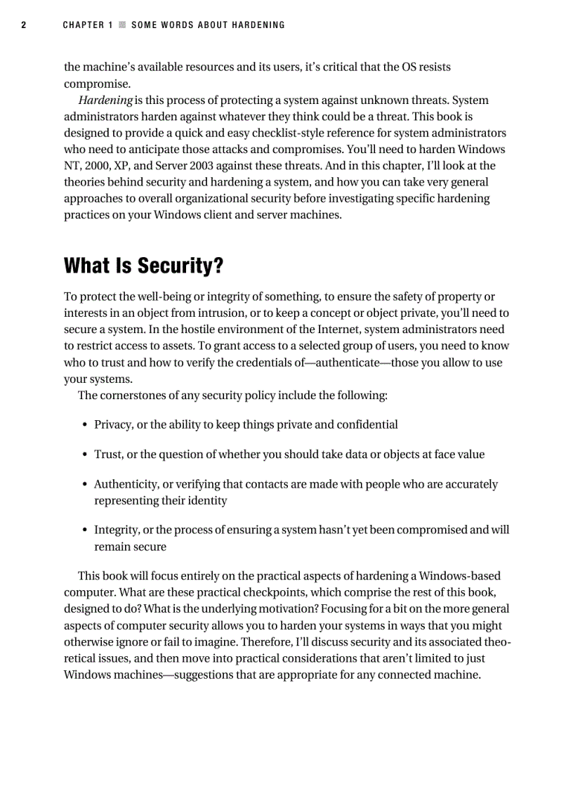 image for page Hardening Windows