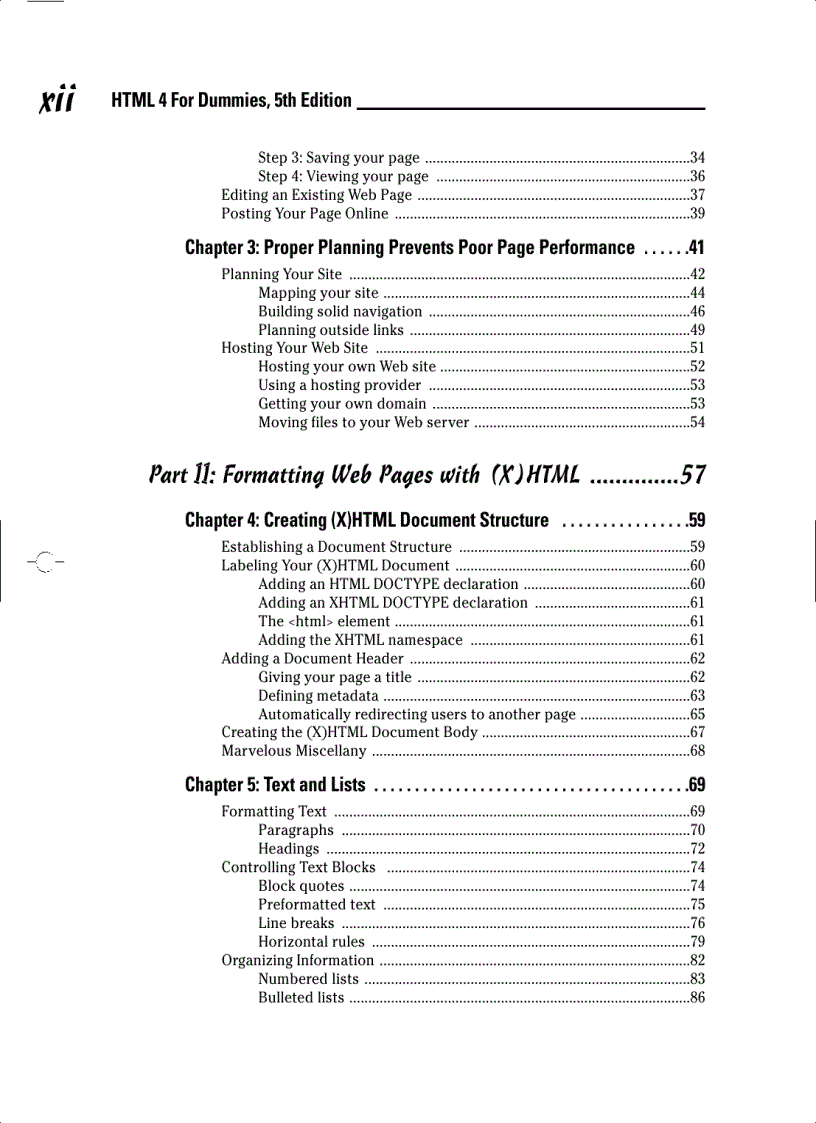 image for page HTML 4 FOR DUMmIES