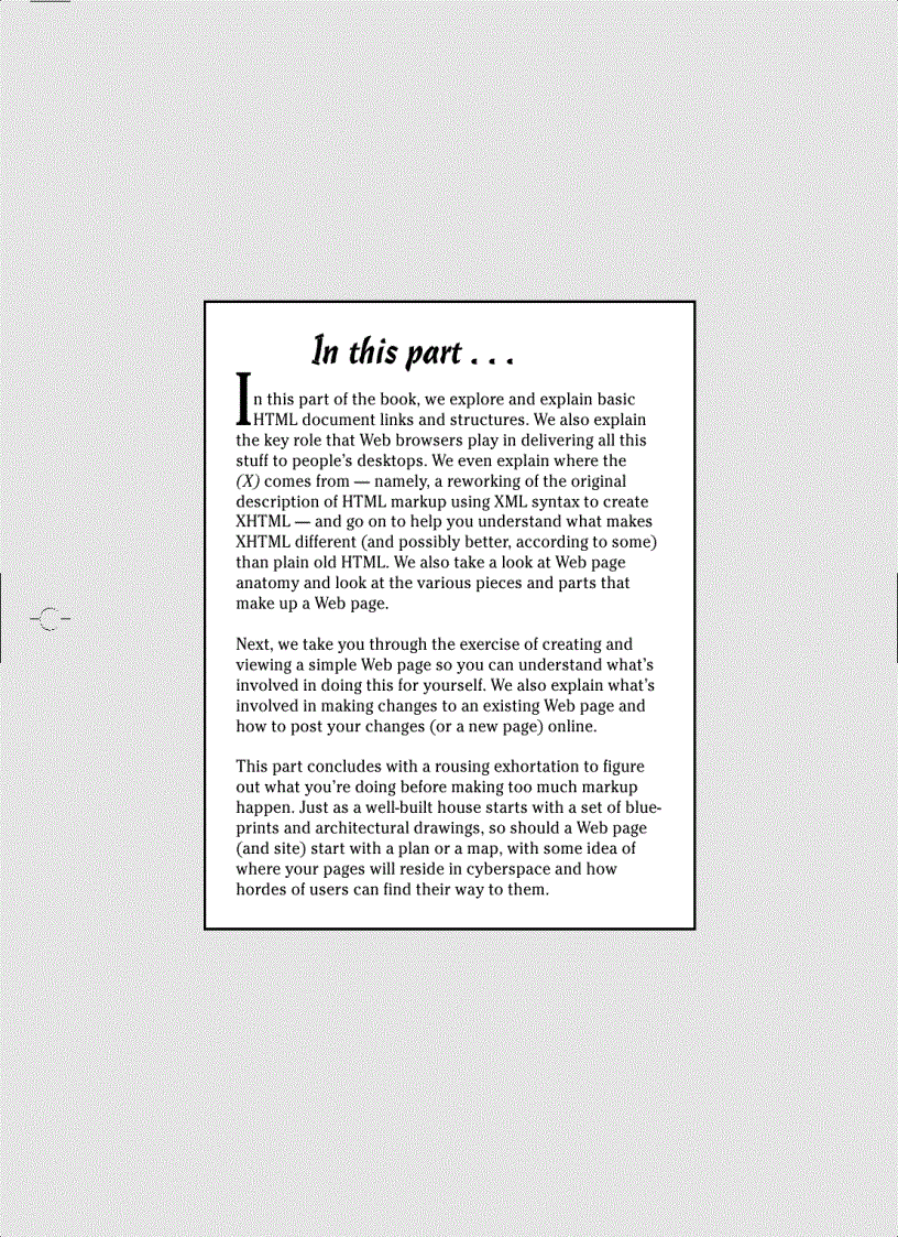 image for page HTML 4 FOR DUMmIES