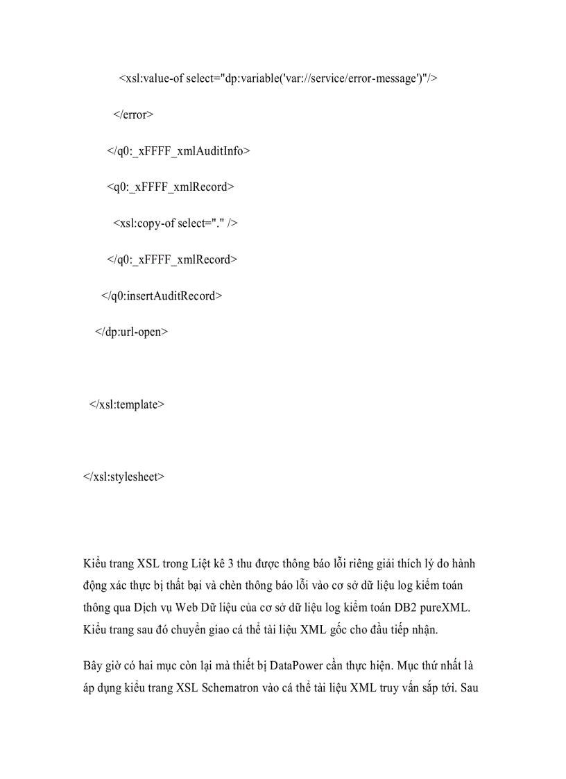 image for page WebSphere DataPower và DB2 pureXML Phần 2