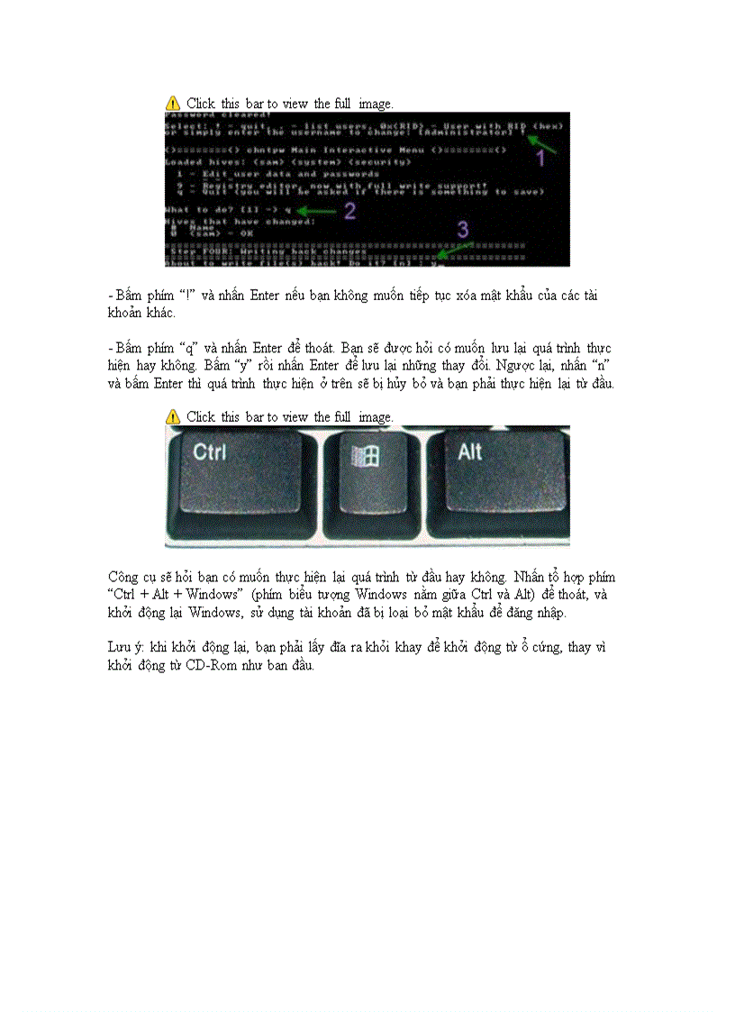 image for page Làm gì khi quên mật khẩu đăng nhập Windows 7