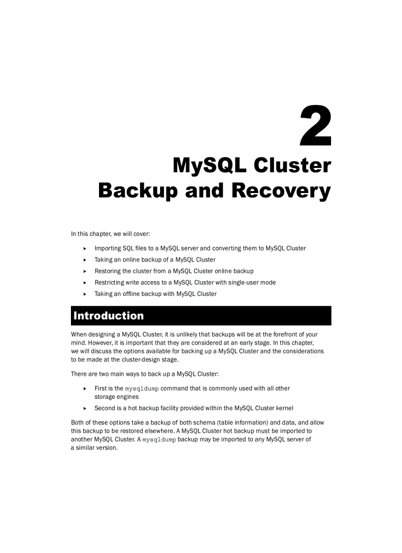 image for page High Availability MySQL Cookbook phần 3