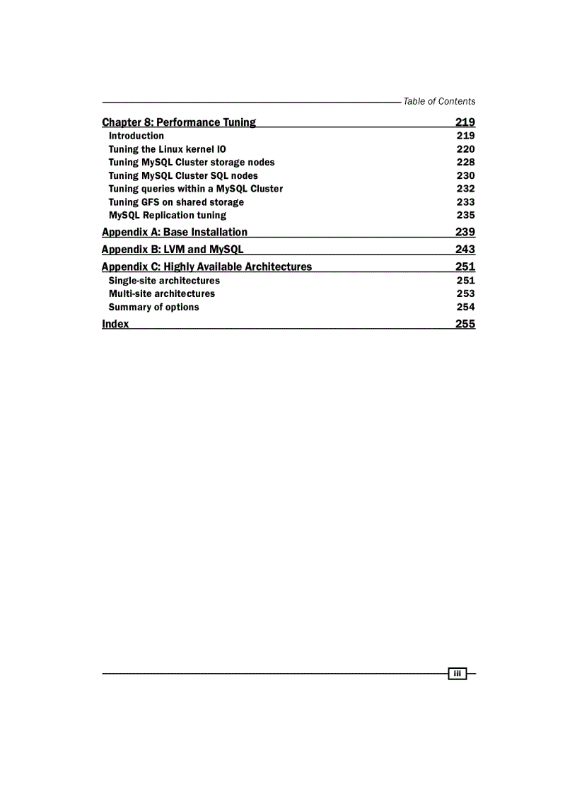 image for page High Availability MySQL Cookbook phần 1