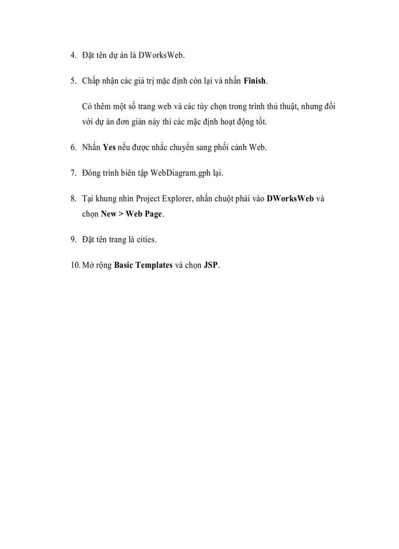 image for page Xây dựng một dự án Web