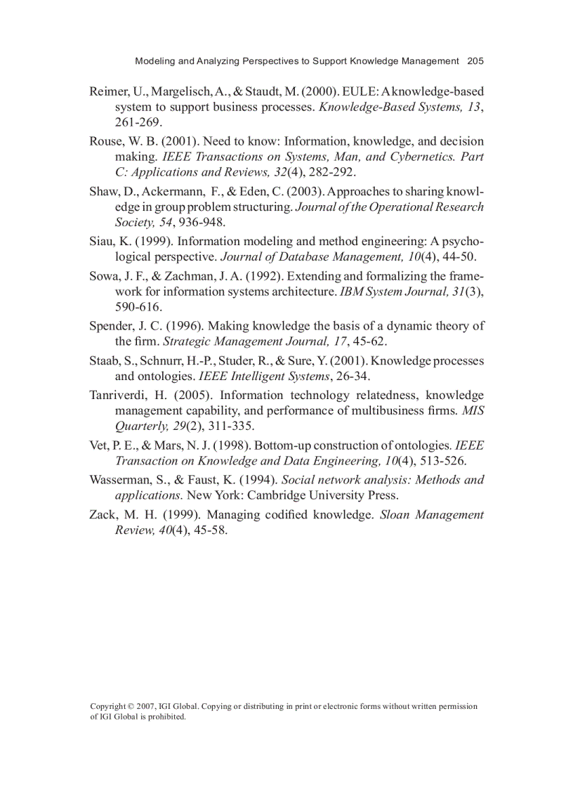 image for page Research Issues in Systems Analysis and Design Databases and Software Development phần 8