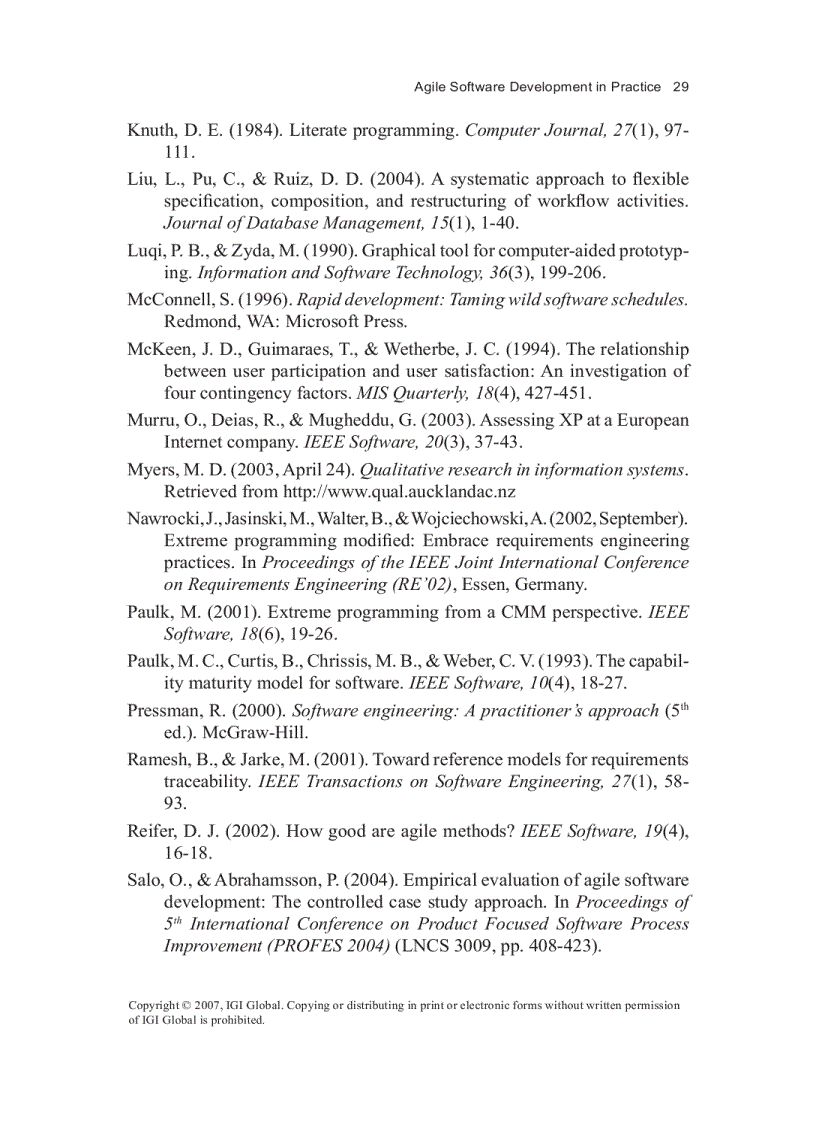 image for page Research Issues in Systems Analysis and Design Databases and Software Development phần 2