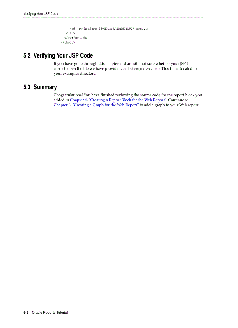 image for page Oracle Reports Tutorial 10g phiên 2