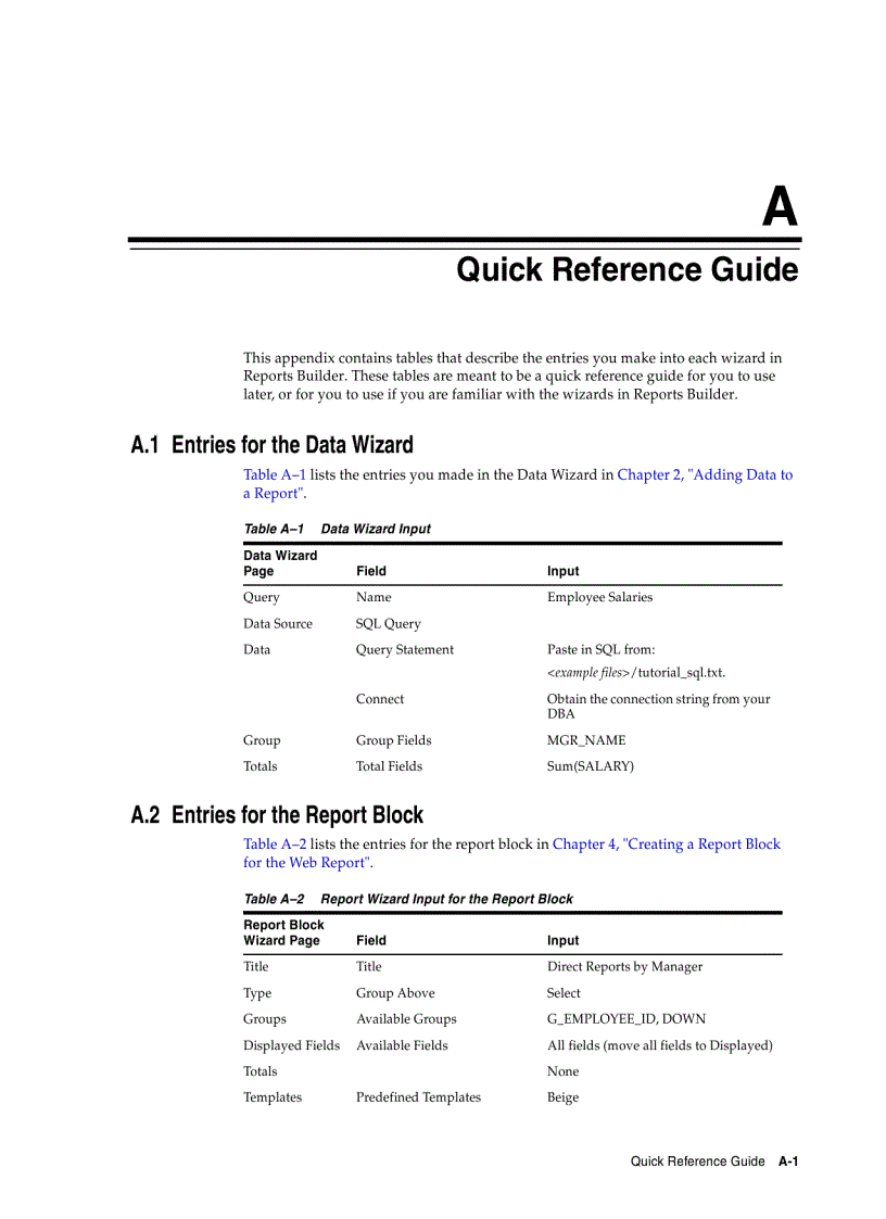 image for page Oracle Reports Tutorial 10g phiên 3
