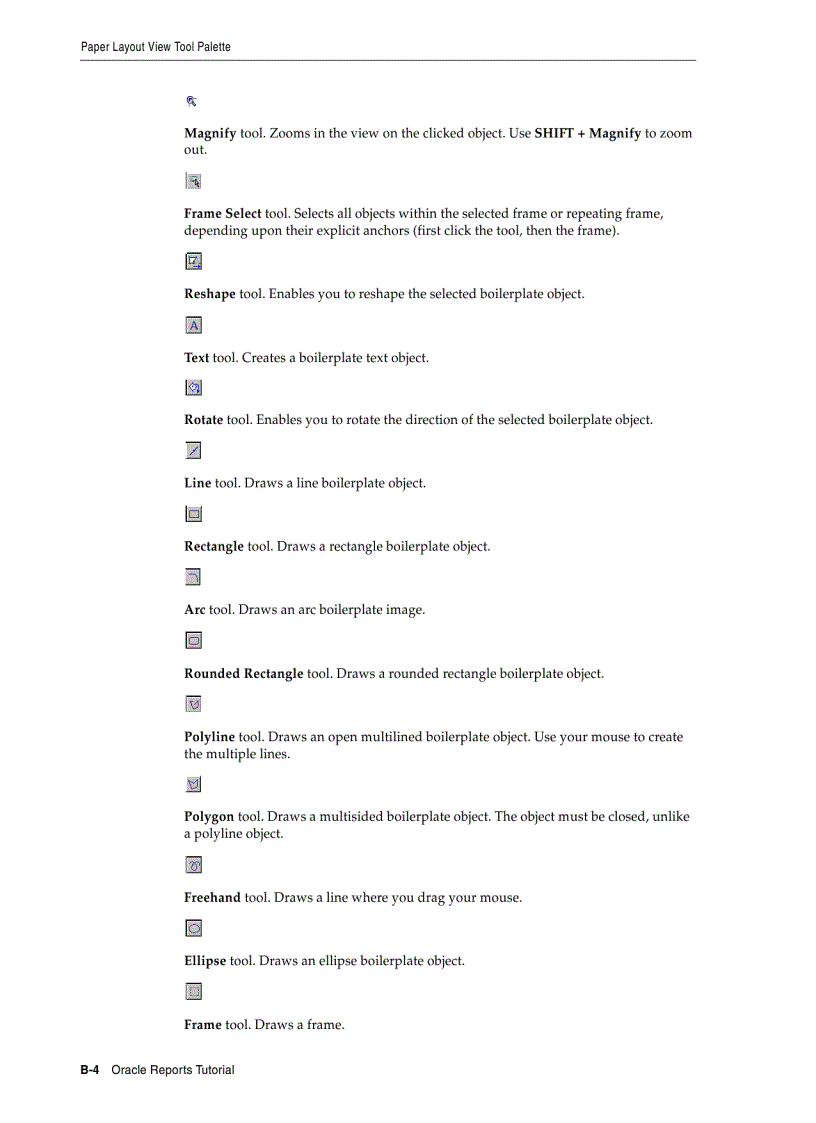 image for page Oracle Reports Tutorial 10g phiên 4