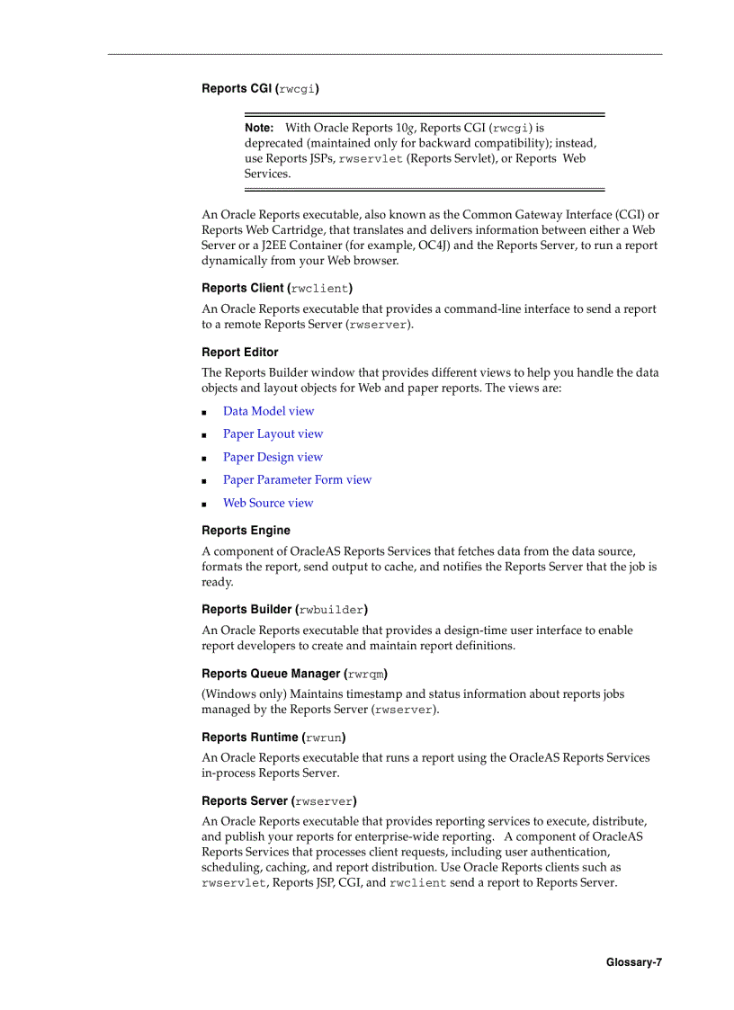 image for page Oracle Reports Tutorial 10g phiên 5