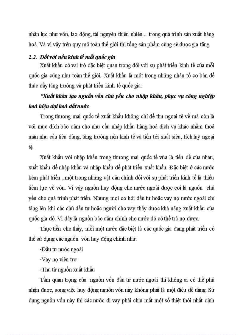 image for page Hoạt động xuất khẩu và trò của nó trong nền kinh tế quốc dân