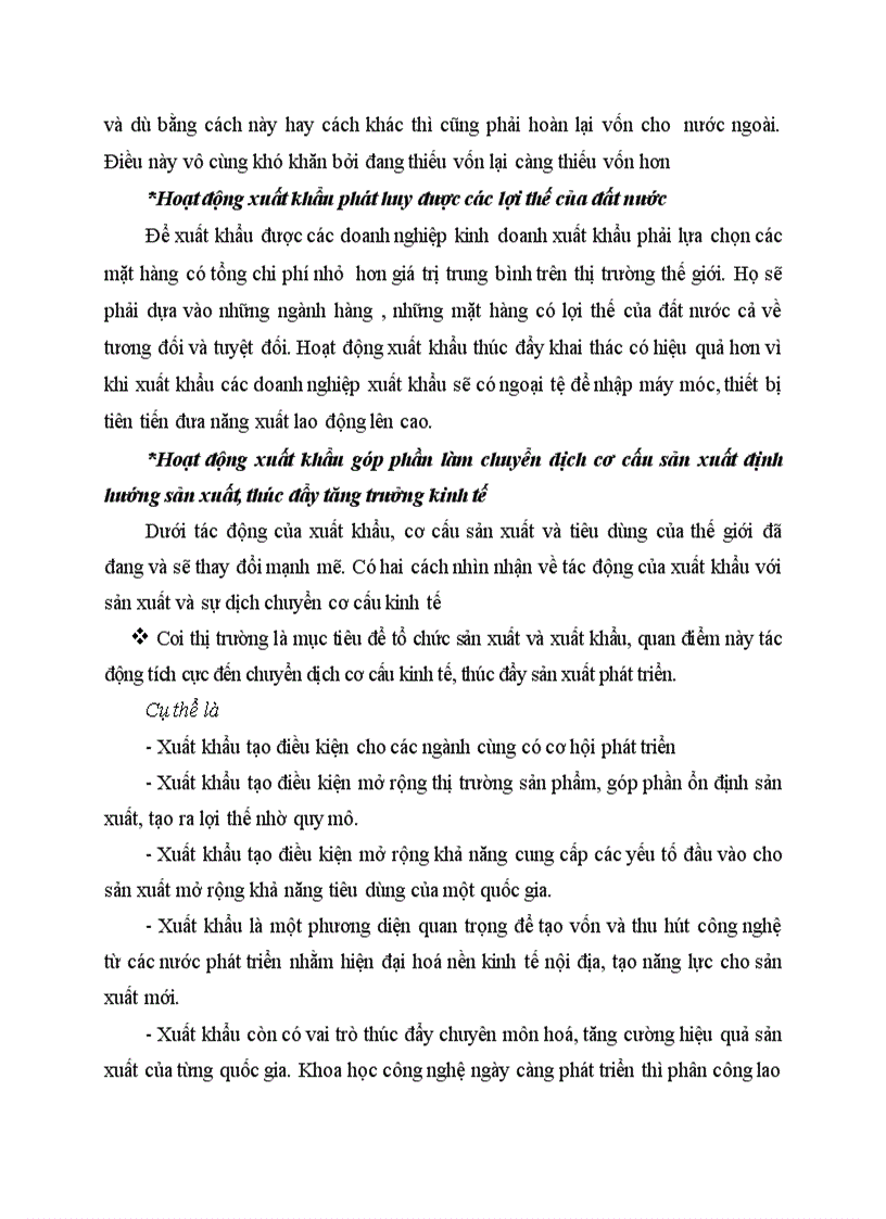 image for page Hoạt động xuất khẩu và trò của nó trong nền kinh tế quốc dân