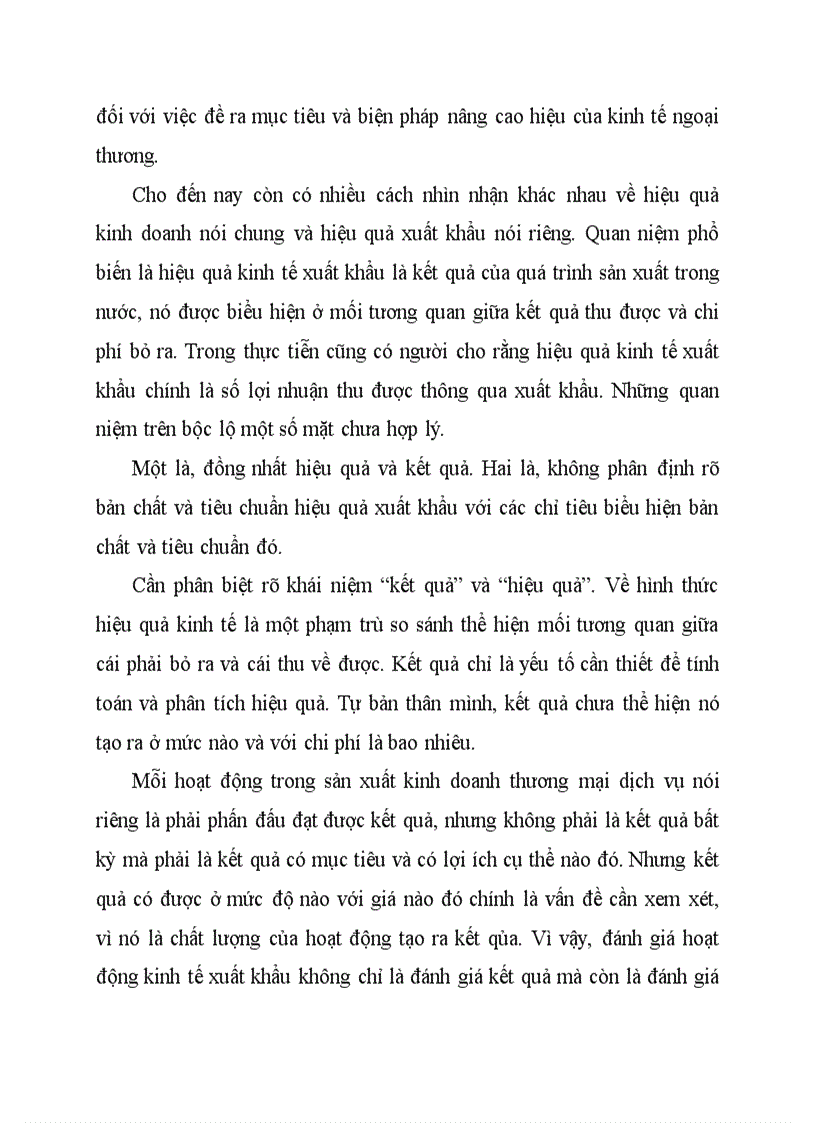 image for page Khái niệm xuất khẩu hàng hoá hiệu quả xuất khẩu và đặc điểm hoạt động kinh doanh xuất khẩu