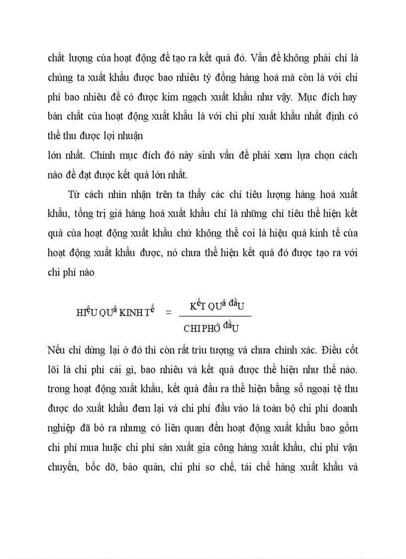 image for page Khái niệm xuất khẩu hàng hoá hiệu quả xuất khẩu và đặc điểm hoạt động kinh doanh xuất khẩu