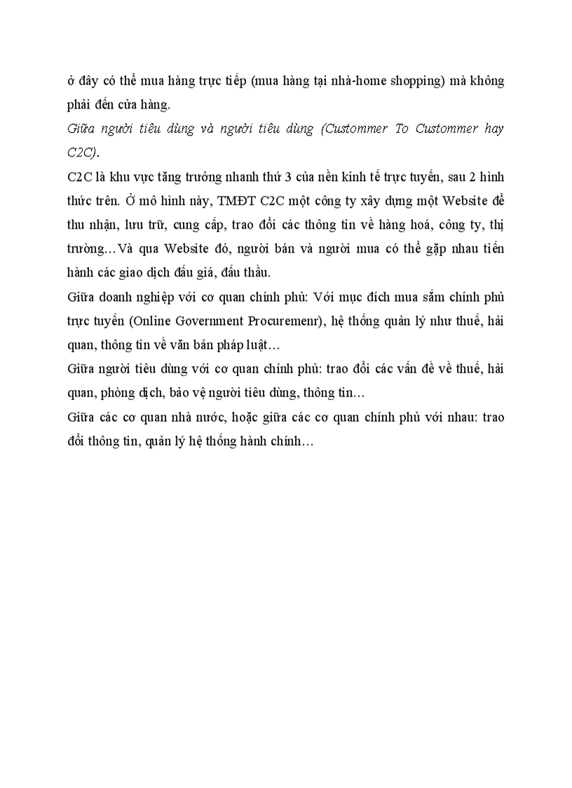 image for page Mô hình hoạt động thương mại điện tử