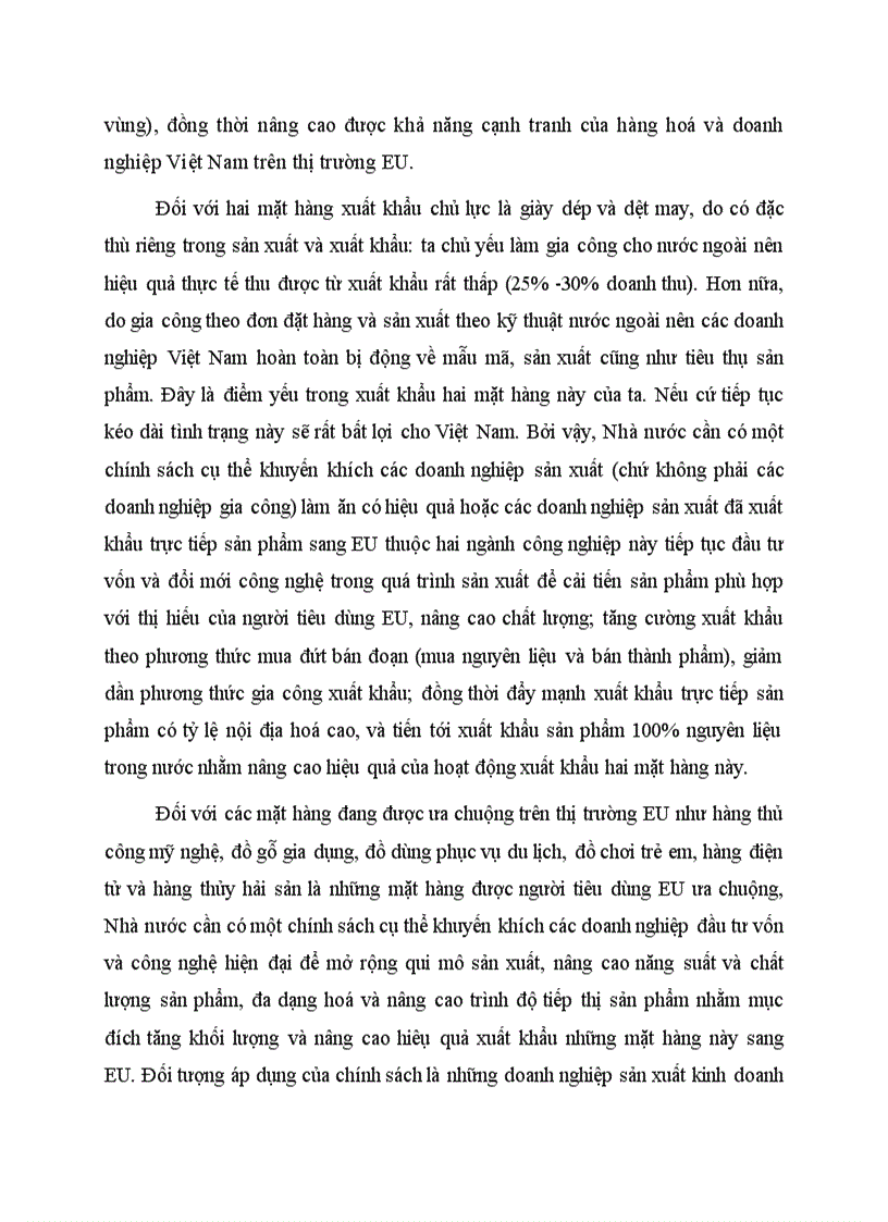 image for page Một số giải pháp chủ yếu để hàng hoá của Việt Nam thâm nhập vào thị trường EU